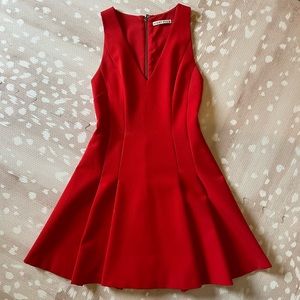 Alice & Olivia red dress